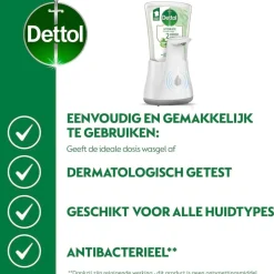 Dettol No-Touch Aloë Vera Automatische Zeepdispenser< Handzeep Navulling|Handzeep