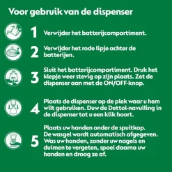 Dettol No-Touch Aloë Vera Automatische Zeepdispenser< Handzeep Navulling|Handzeep