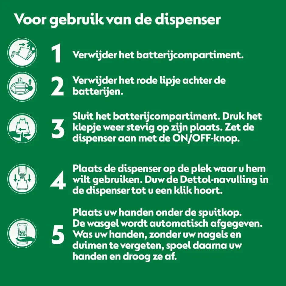 Dettol No-Touch Aloë Vera Automatische Zeepdispenser< Handzeep Navulling|Handzeep