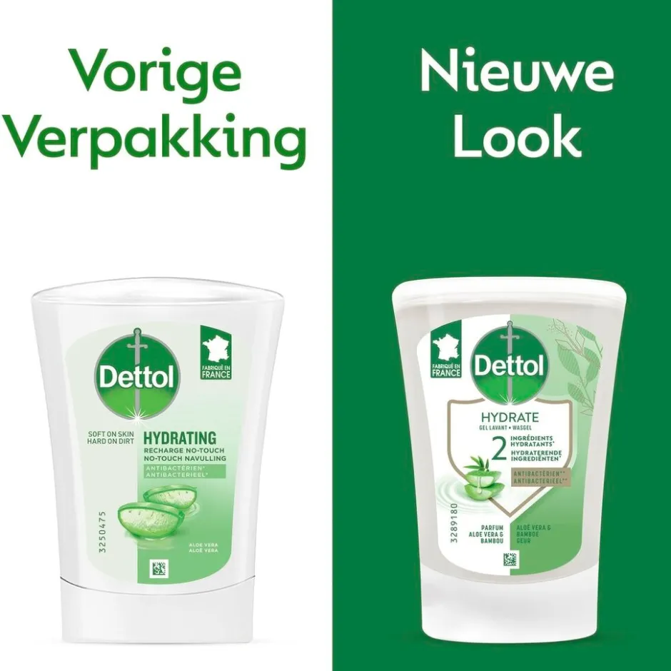 Dettol No-Touch Aloë Vera Automatische Zeepdispenser< Handzeep Navulling|Handzeep