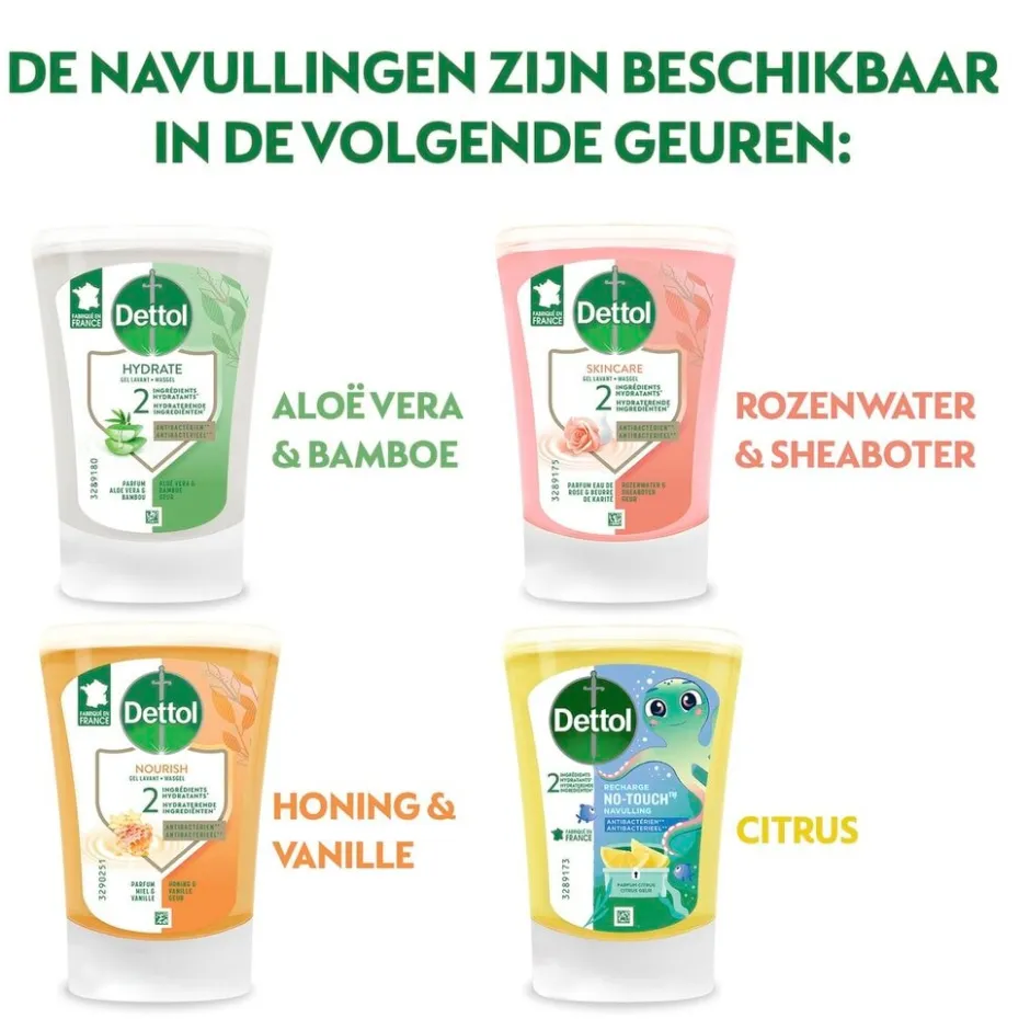 No-Touch Sheabutter Antibacteriële Handzeep Navulling|Dettol Clearance