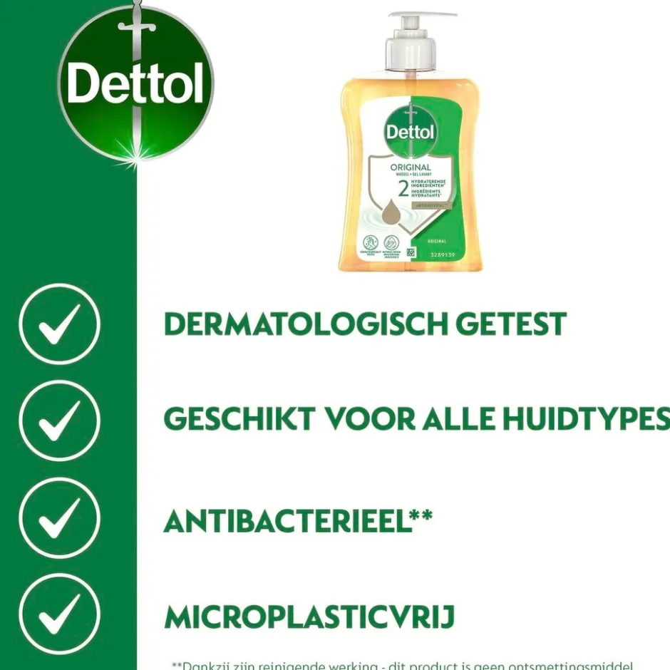 Dettol Original Antibacteriële Wasgel< Handzeep
