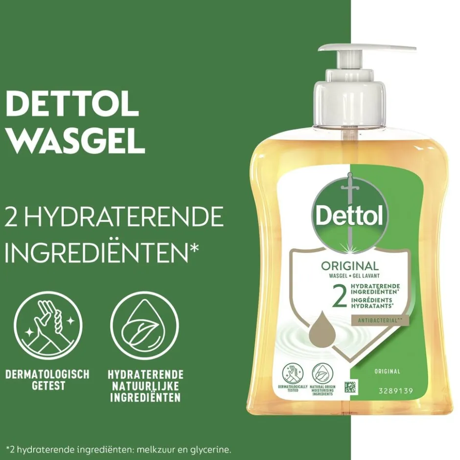 Dettol Original Antibacteriële Wasgel< Handzeep