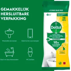 Power & Fresh Citrus Multi-reinigingsdoekjes|Dettol Online