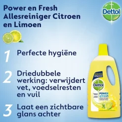 Dettol Power & Fresh Citrus Allesreiniger< Schoonmaakmiddelen