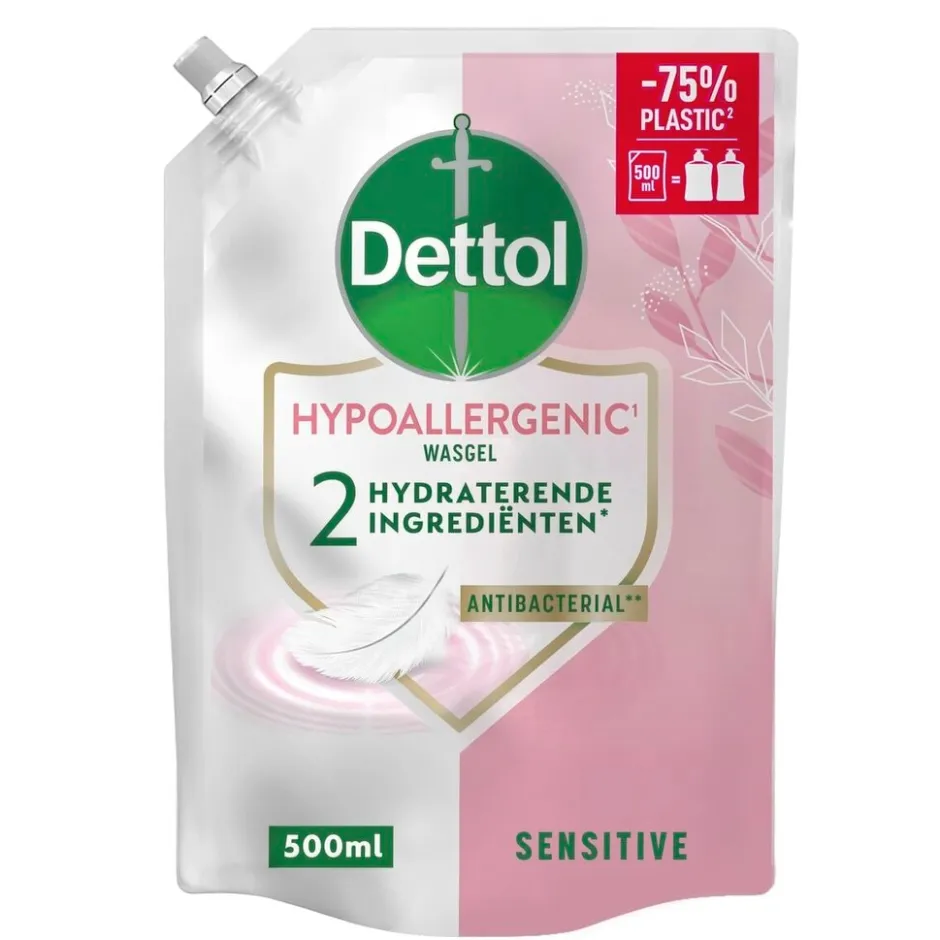 Sensitive Antibacteriële Wasgel Navulling|Dettol Outlet