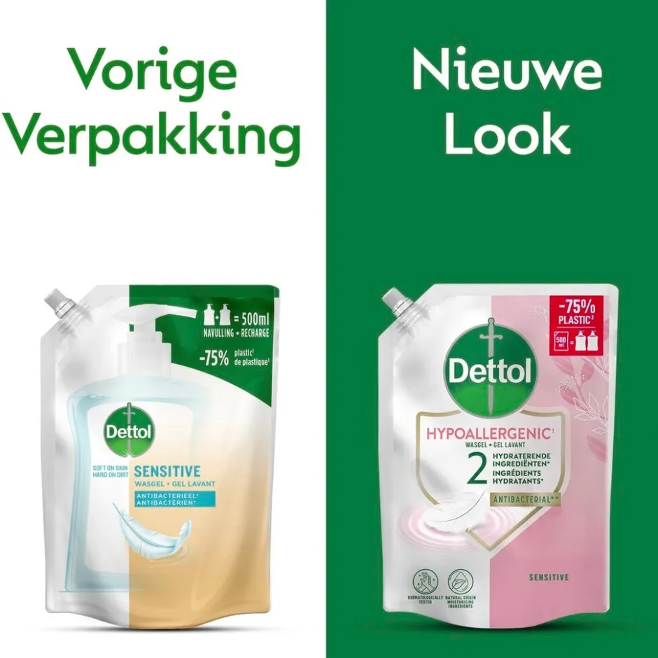 Sensitive Antibacteriële Wasgel Navulling|Dettol Outlet