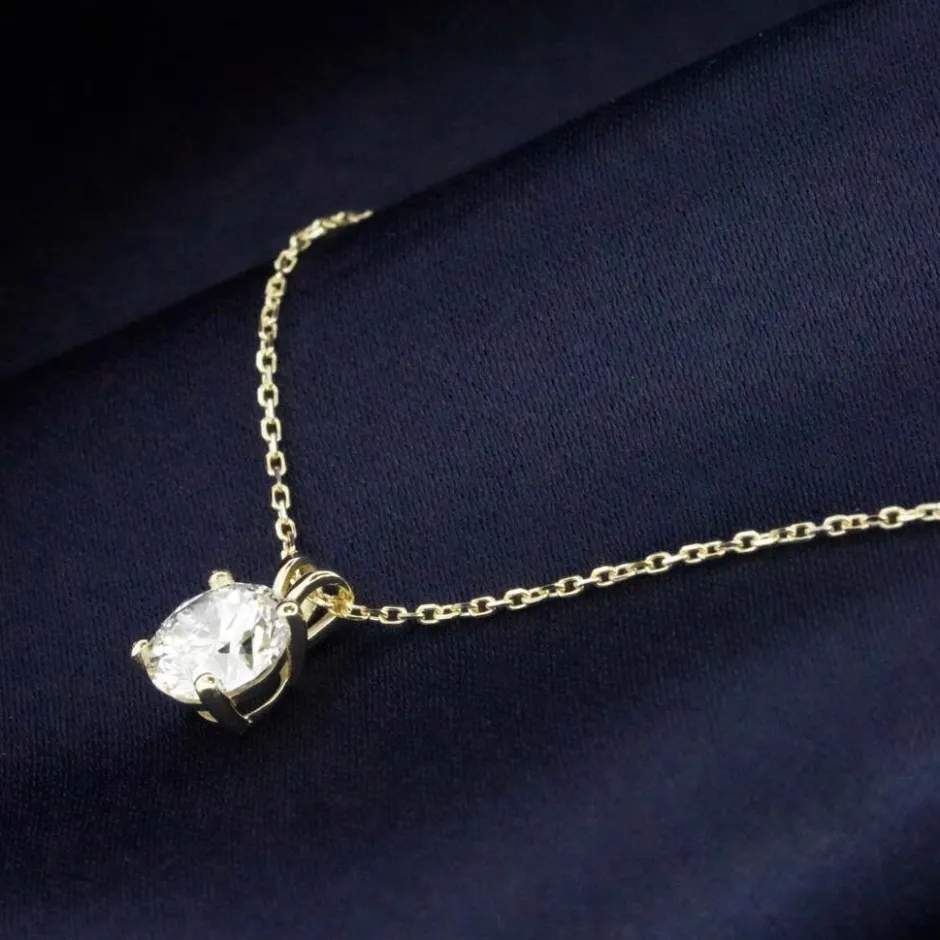 14K Gouden Collier met hanger – 0.70 ct Lab Grown Diamant|Di Lusso