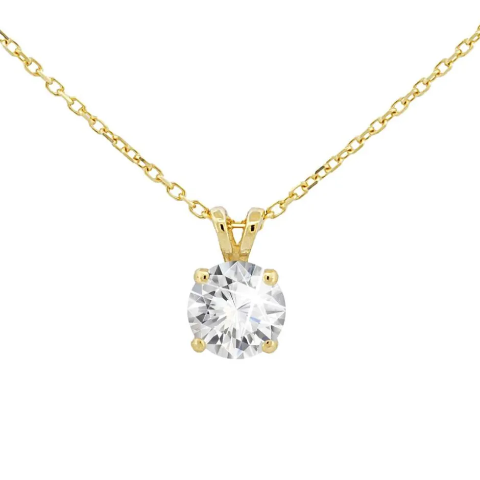 Di Lusso 14K Gouden Collier met hanger – 0.40 ct Lab Grown Diamant< Sieraden En Bijoux