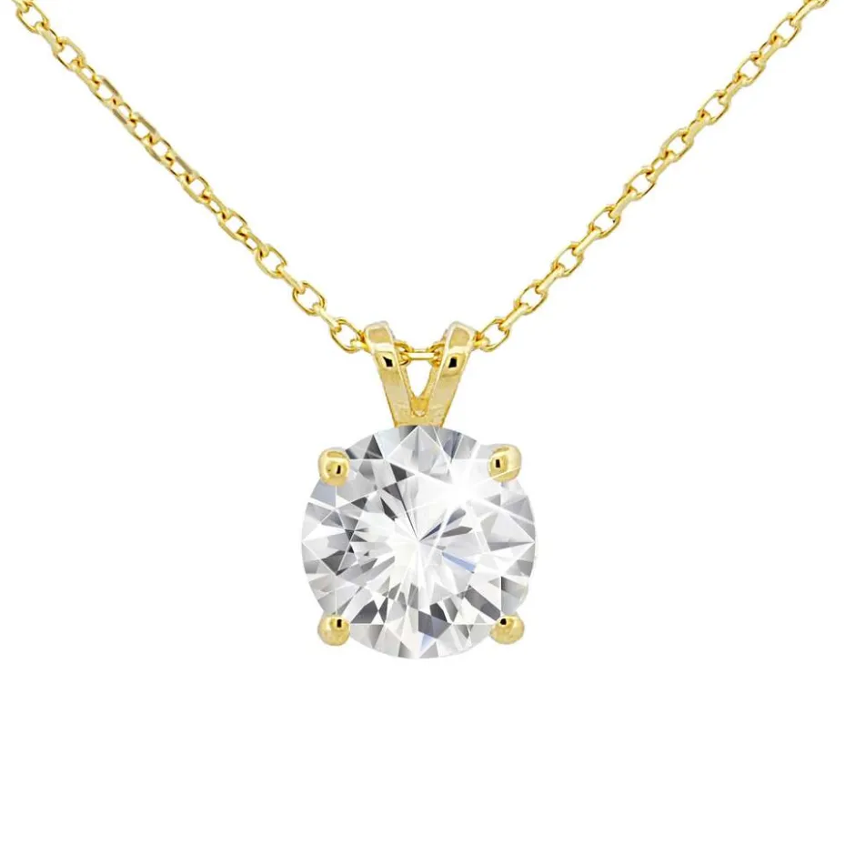 14K Gouden Collier met hanger – 1.00 ct Lab Grown Diamant|Di Lusso Sale
