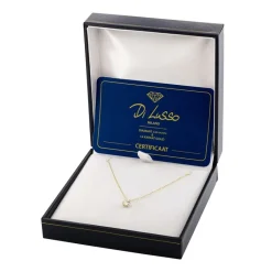 Di Lusso 14K Gouden Collier met hanger – 0.25 ct Lab Grown Diamant< Sieraden En Bijoux