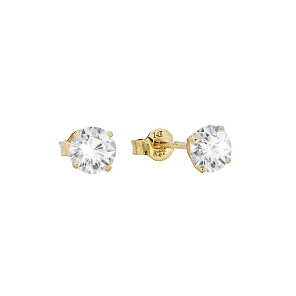 14K Gouden Oorstekers – 0.60 ct Lab Grown Diamant|Di Lusso Clearance