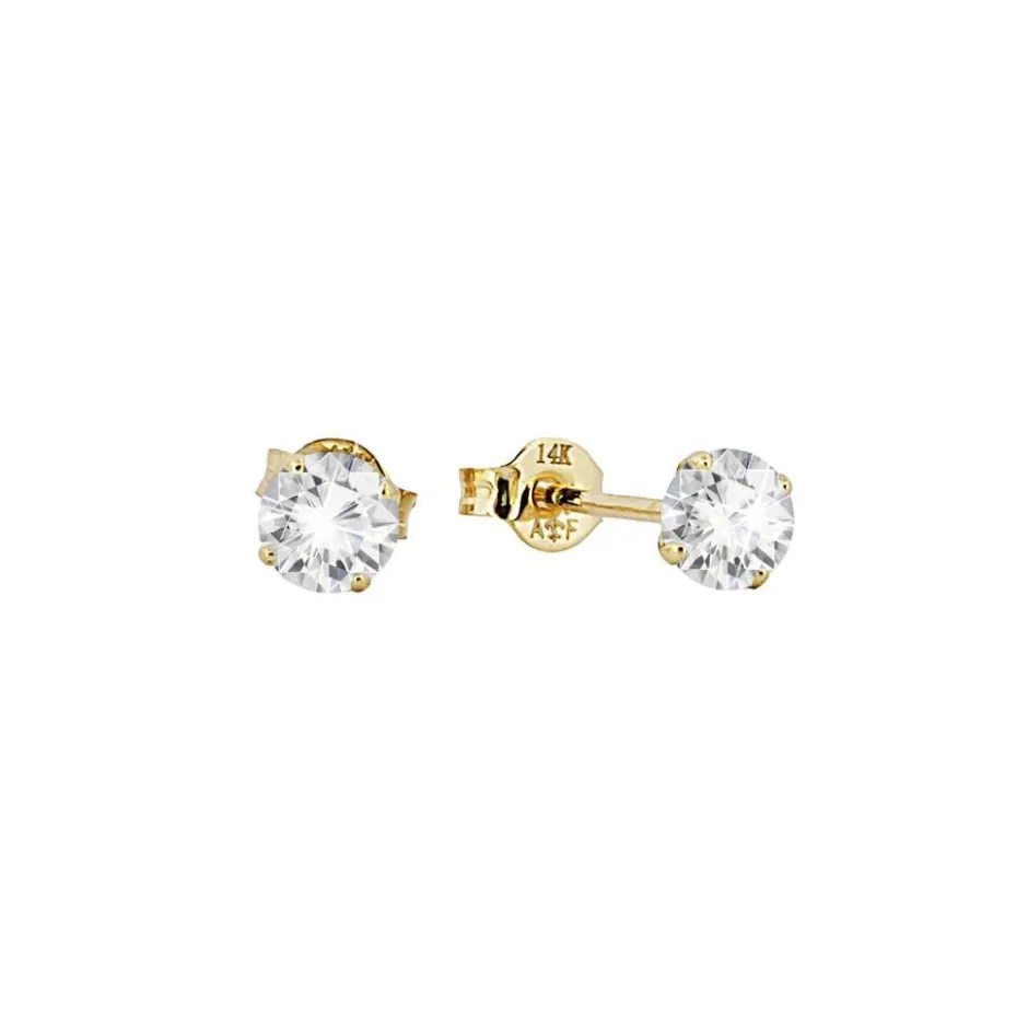 14K Gouden Oorstekers – 0.40 ct Lab Grown Diamant|Di Lusso Online
