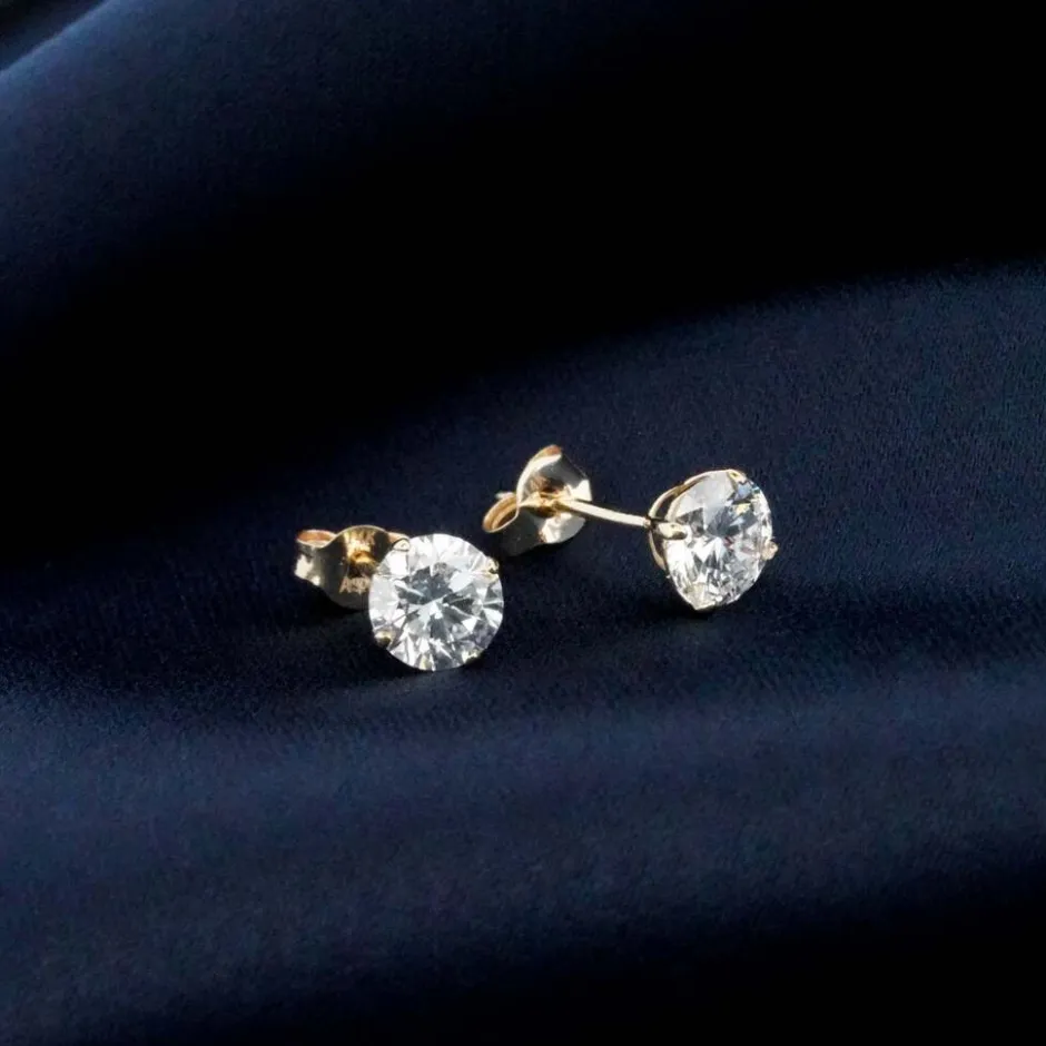 Di Lusso 14K Gouden Oorstekers – 0.90 ct Lab Grown Diamant< Sieraden En Bijoux