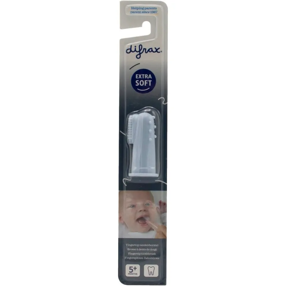 Difrax Baby Vingertop Tandenborstel< Tandenborstels