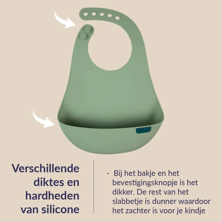 Difrax LOVI Slabbetje van Siliconen| Hot