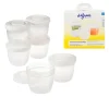 Difrax Moedermelk en babyvoeding bewaarbakjes - 12 stuks< Borstvoedingsaccessoires|Flesvoedingsaccessoires
