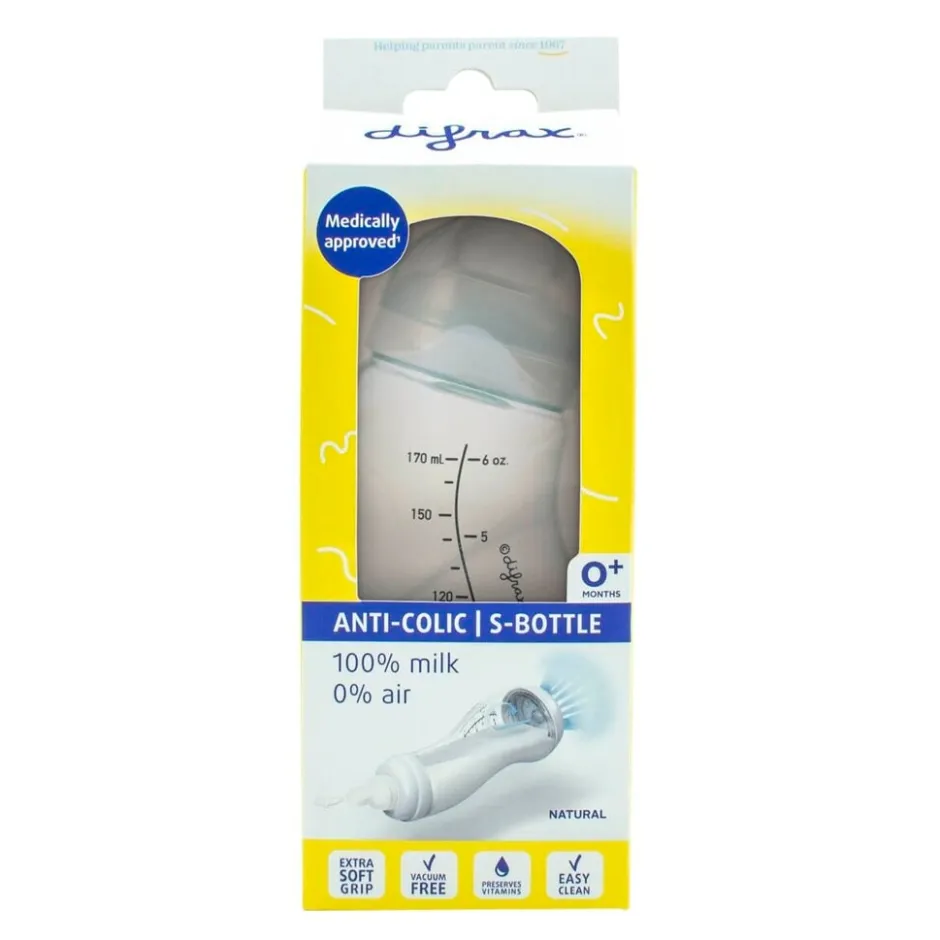 Natural Anti-colic S-fles|Difrax Clearance