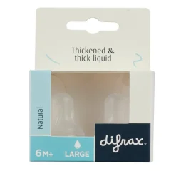 Natural 6+M Large Flessenspenen|Difrax Online