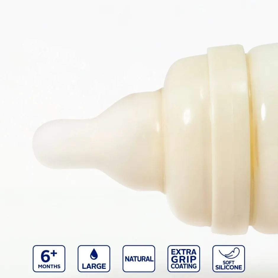 Natural 6+M Large Flessenspenen|Difrax Online