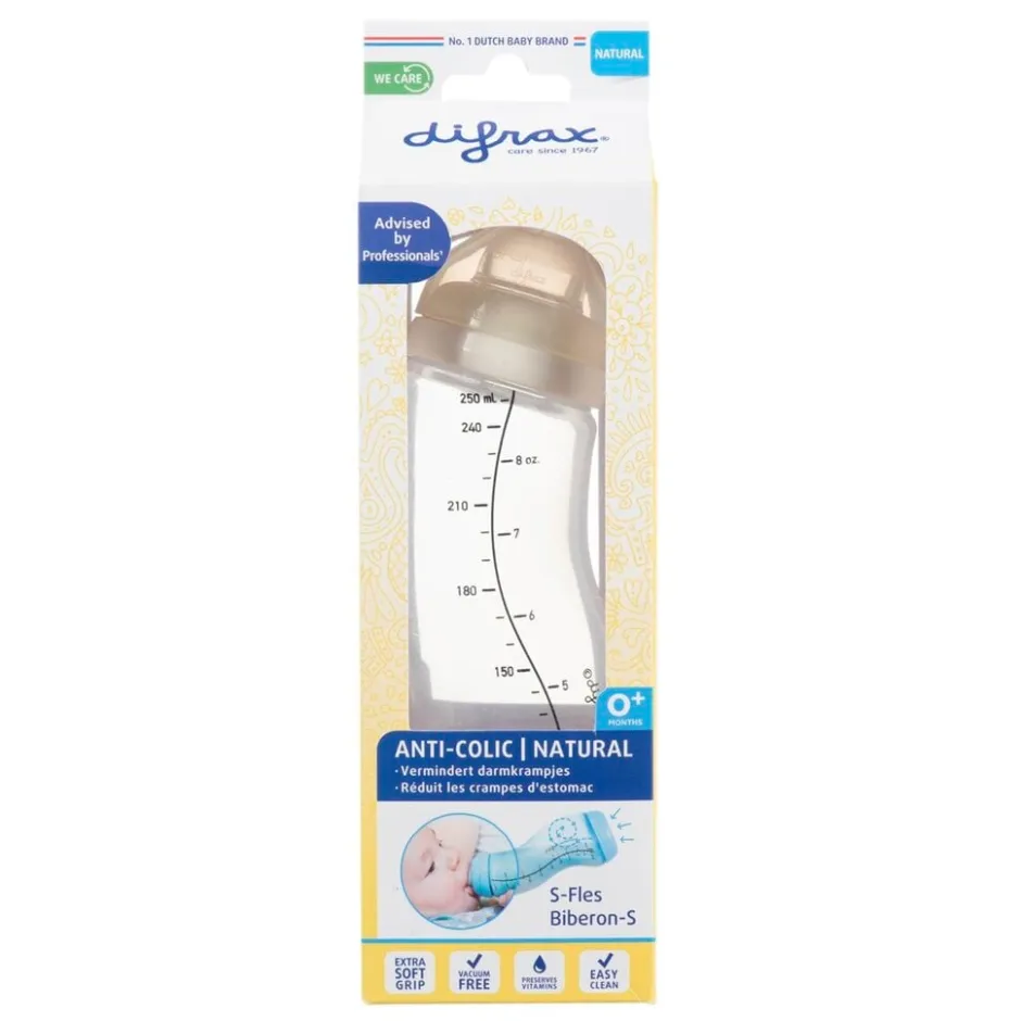 Difrax Natural 0+M S-Fles< Babyflesjes