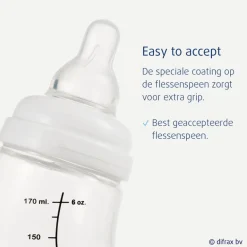 Natural 0+M S-Fles 2-Pak|Difrax New