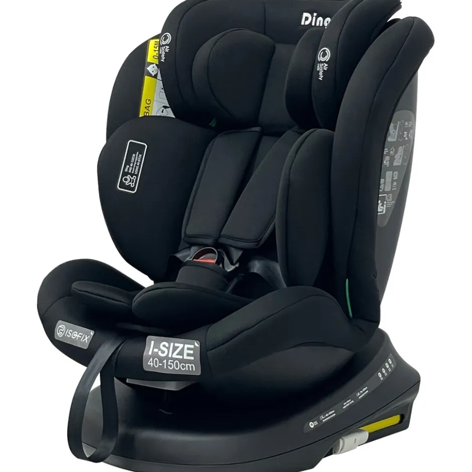 Ding Aiden Black 40-150 cm 360° i-Size Autostoel< Autostoel