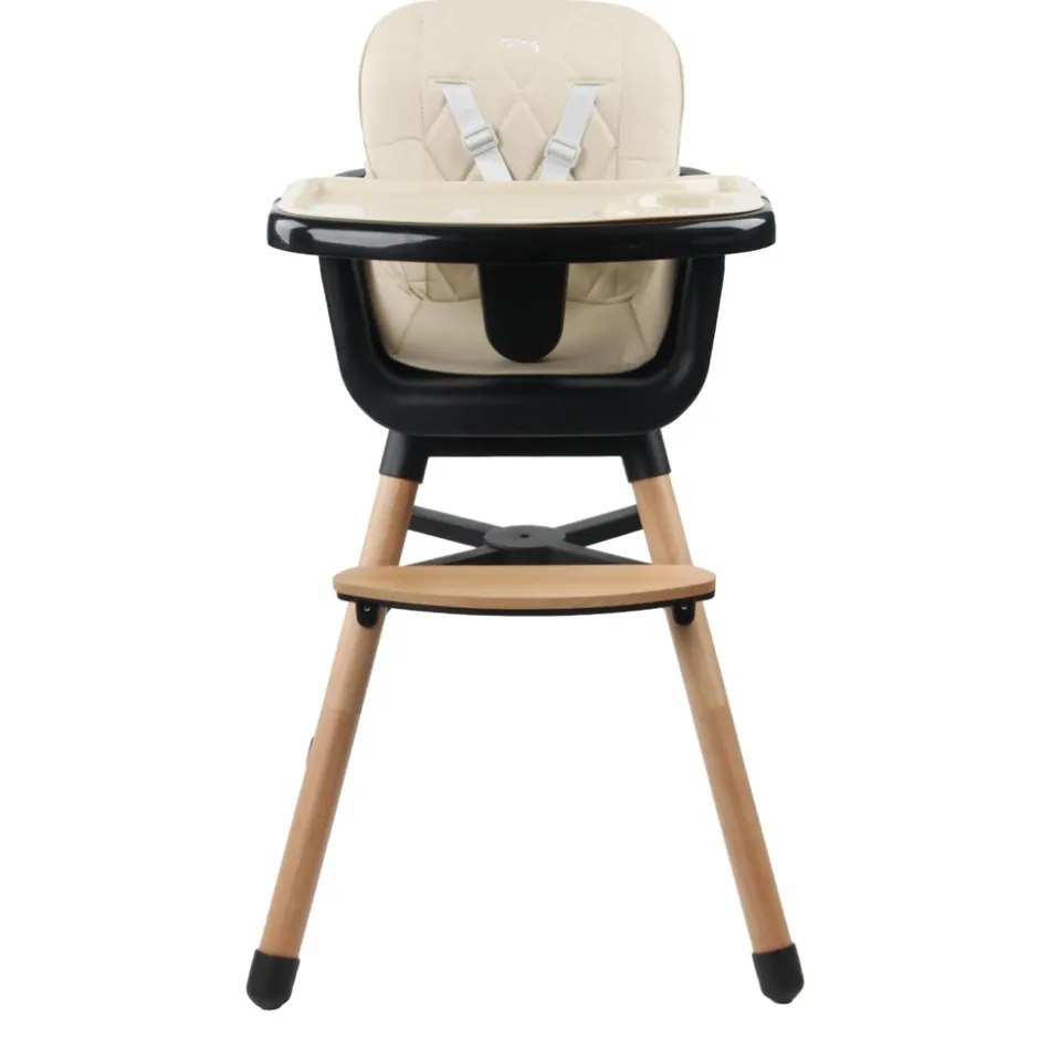Ding Daily Beige Houten Kinderstoel< Kinderstoelen