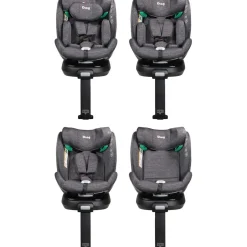 Ding Fynn Grey 40-150 cm 360° i-Size Autostoel< Autostoel