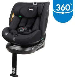 Kai Black 40-150cm 360° i-Size Autostoel|Ding