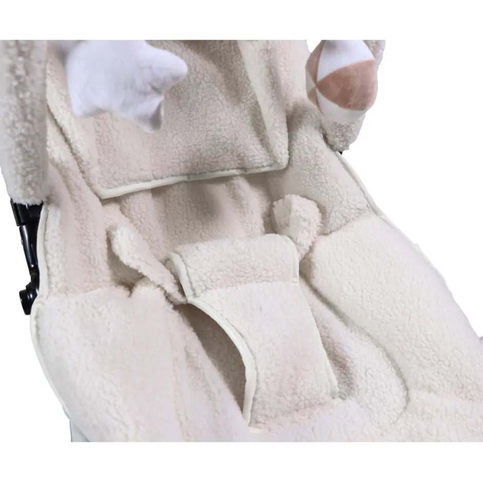 Viggo Bouclé Off-white Wipstoel|Ding Best