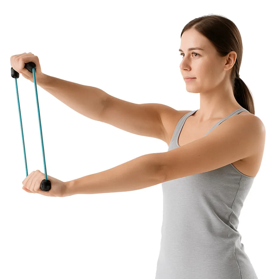 Dittmann Body Ring Weerstandsband met Handvaten< Fitnessmaterialen