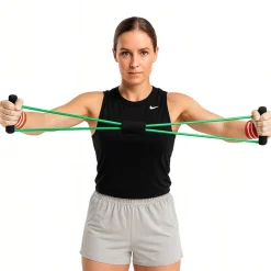 Dittmann Body Toner Weerstandsband met Handvaten< Fitnessmaterialen