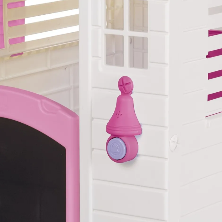 Garden Wit/Roze Speelhuisje met Accessoires|Dolu Discount