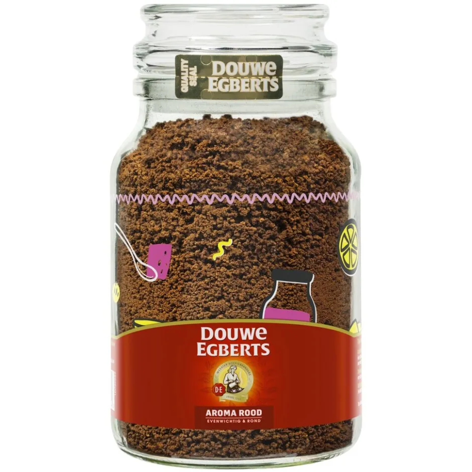 Douwe Egberts Aroma Rood Oploskoffie< Oploskoffie