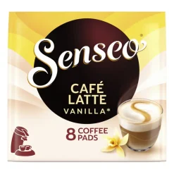 Senseo Douwe Egberts Café Latte Vanilla Coffee Pads< Koffiepads