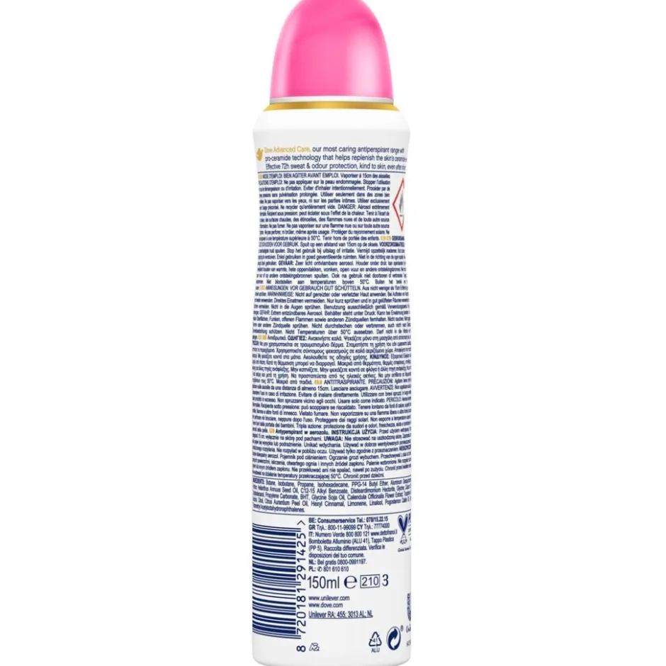 Dove Advanced Care Beauty Finish Antitranspirant Deodorant Spray< Deospray
