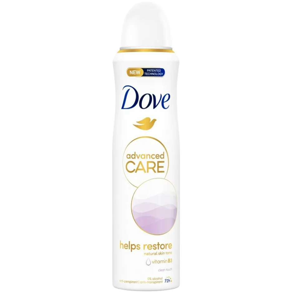 Advanced Care Clean Touch Antitranspirant Deodorant Spray|Dove New
