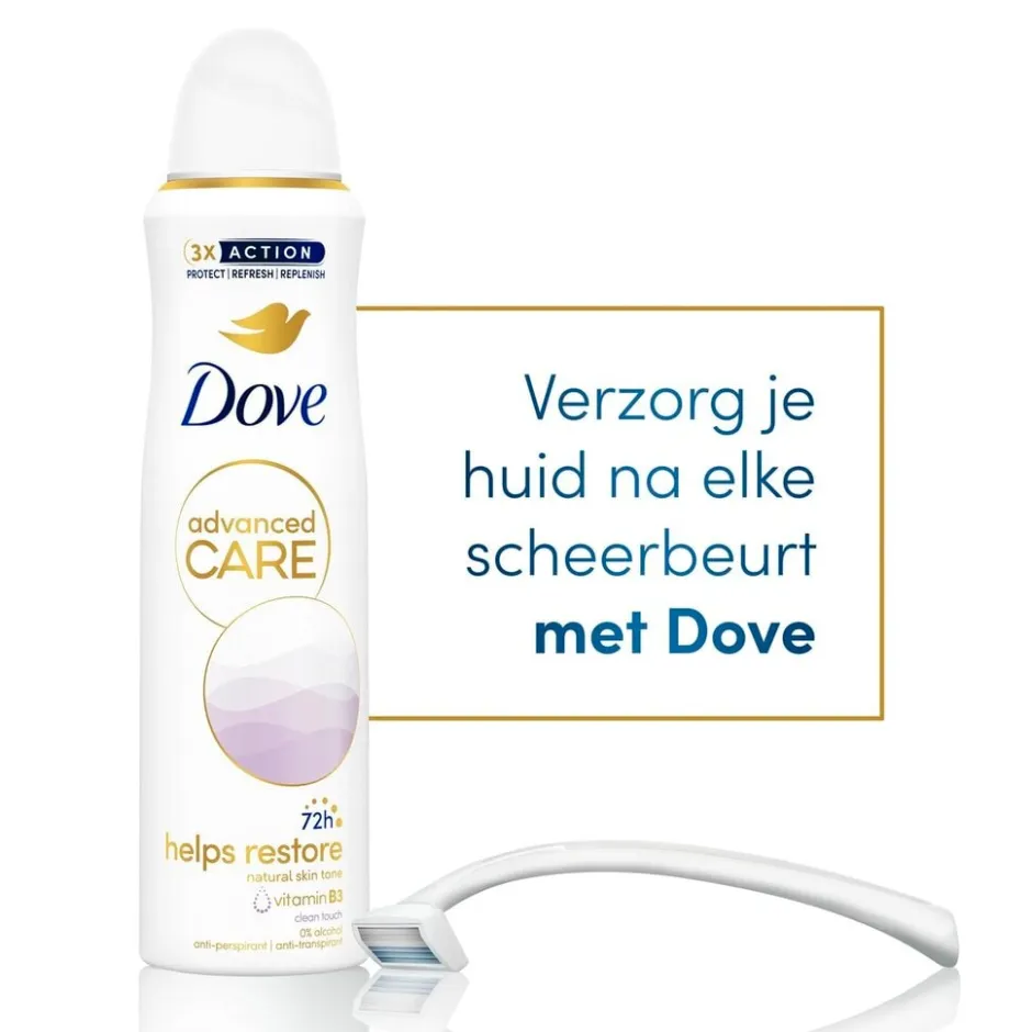 Advanced Care Clean Touch Antitranspirant Deodorant Spray|Dove New