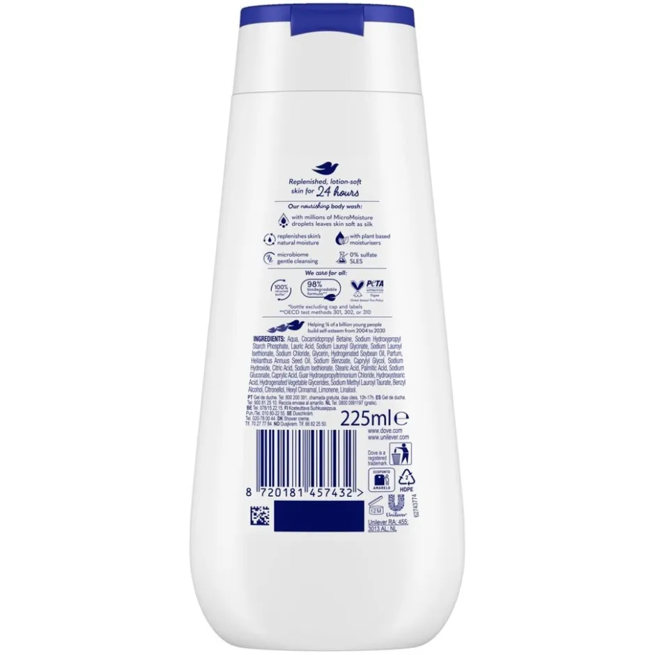 Dove Advanced Care Deeply Nourishing Douchegel< Douchegel