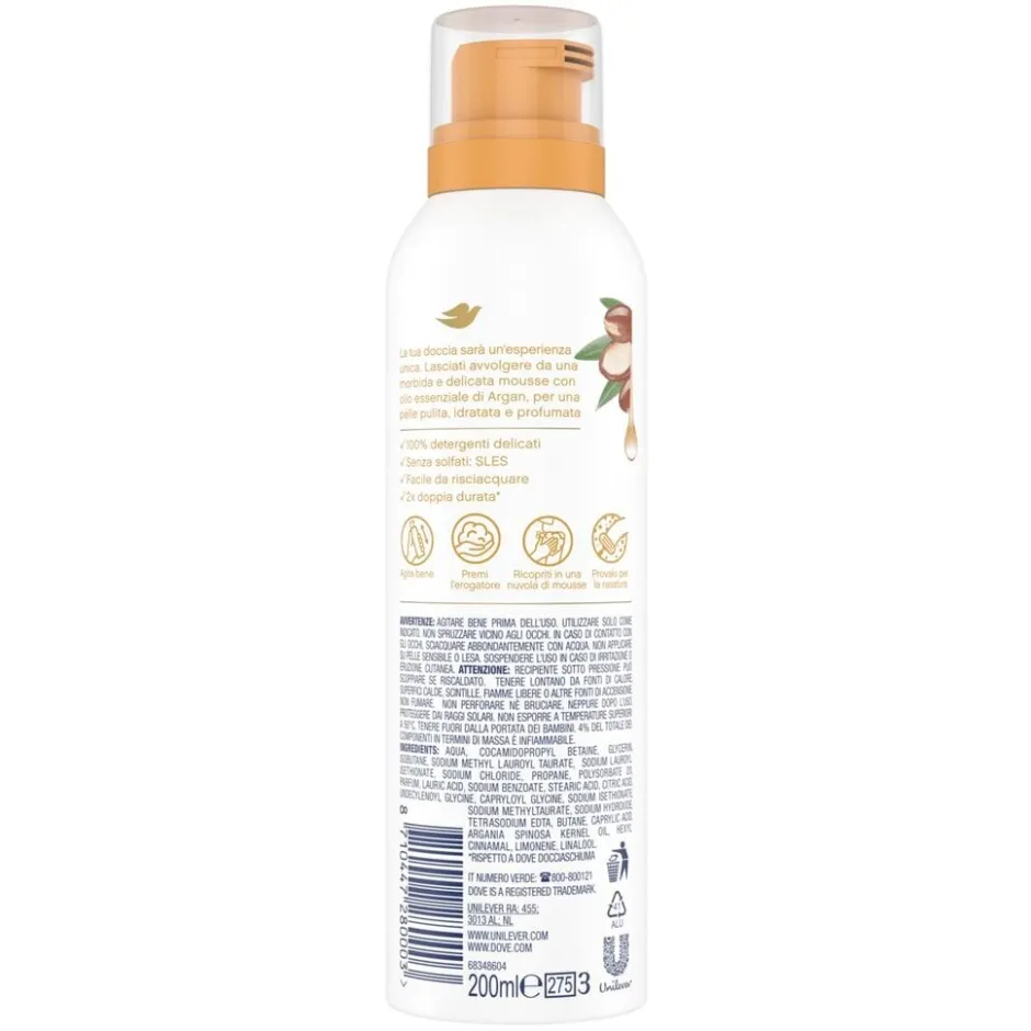 Argan Oil Shower Mousse|Dove Online