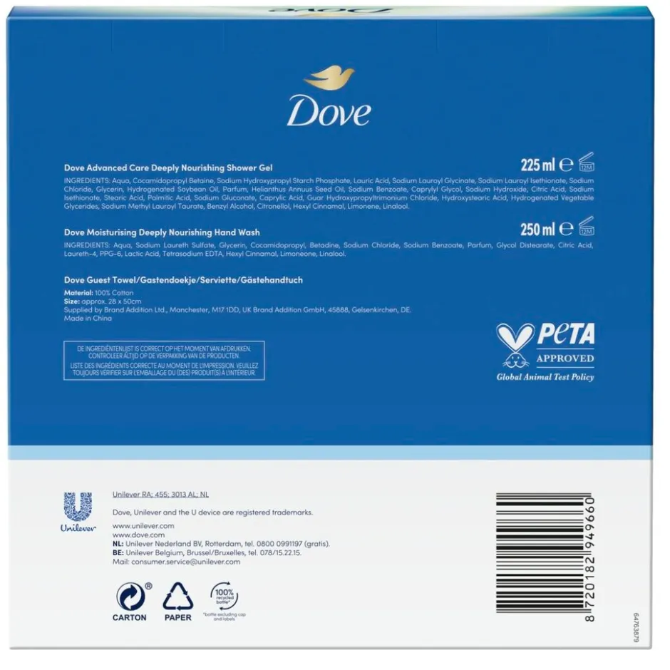 Dove Deeply Nourishing Geschenkset< Geschenkset Voor Haar