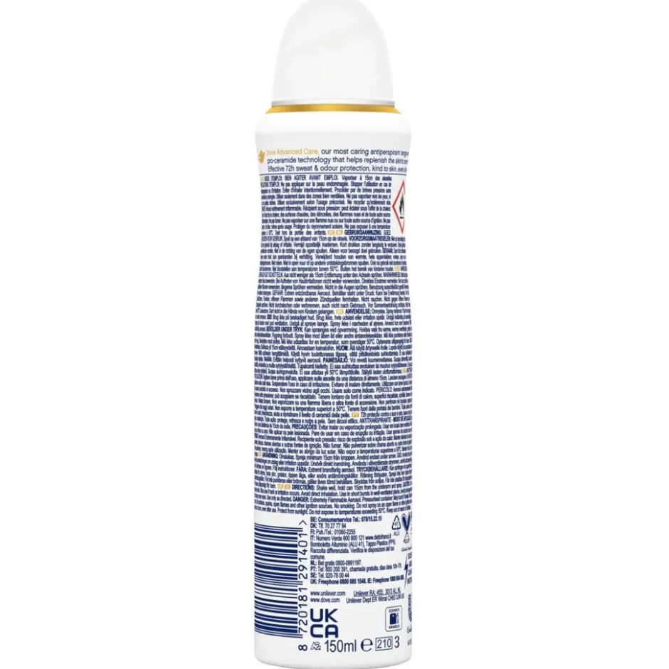 Dove Go Fresh Açaí Berry & Waterlily Antitranspirant Spray< Deospray