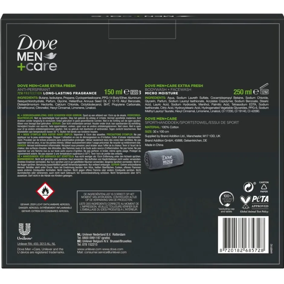 + Care Extra Fresh Collection Geschenkset|Dove Men