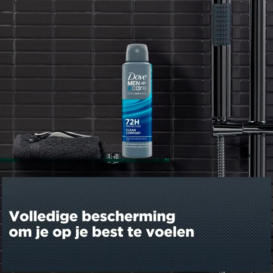 Dove Men + Care Advanced Clean Comfort Antitranspirant Deodorant Spray< Deospray