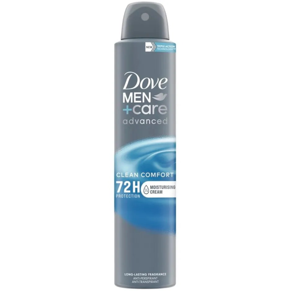 Dove Men +Care Advanced Clean Comfort Antitranspirant Spray< Deospray