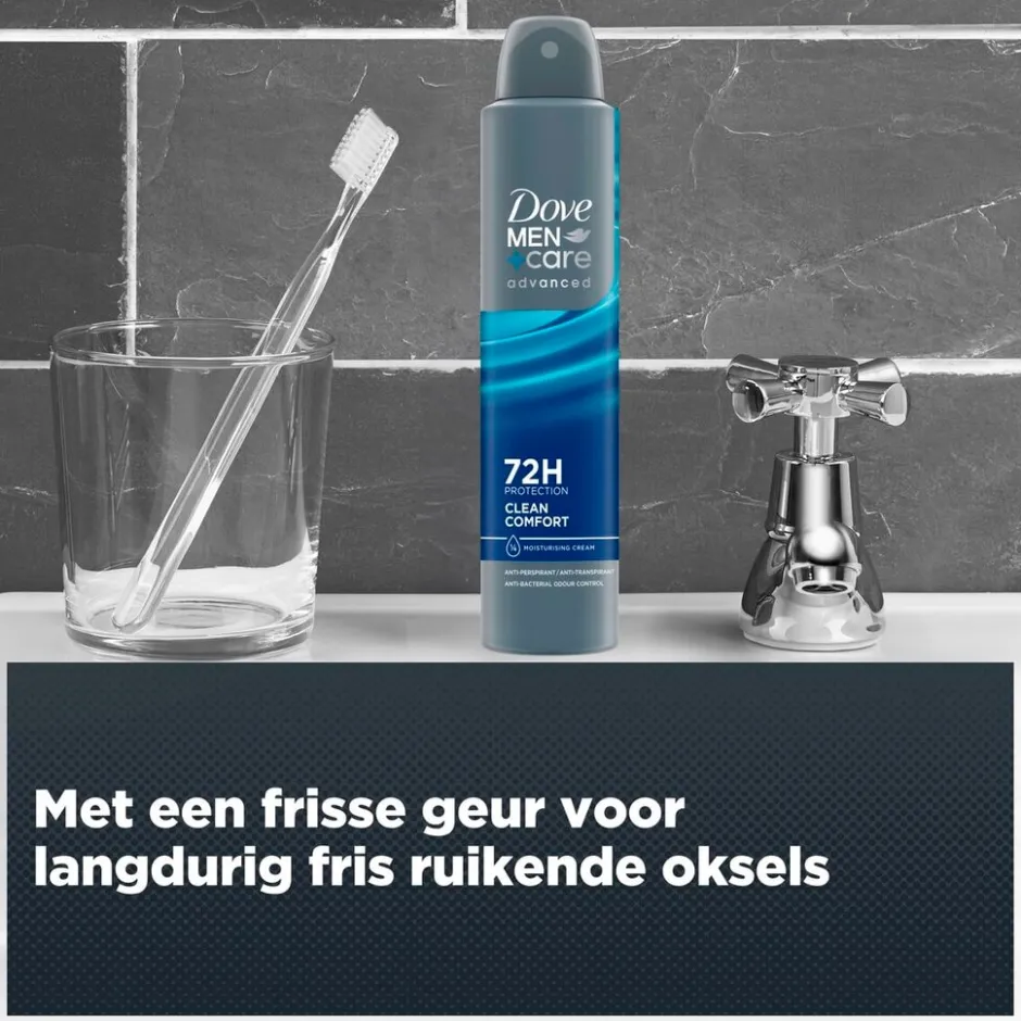 Dove Men +Care Advanced Clean Comfort Antitranspirant Spray< Deospray