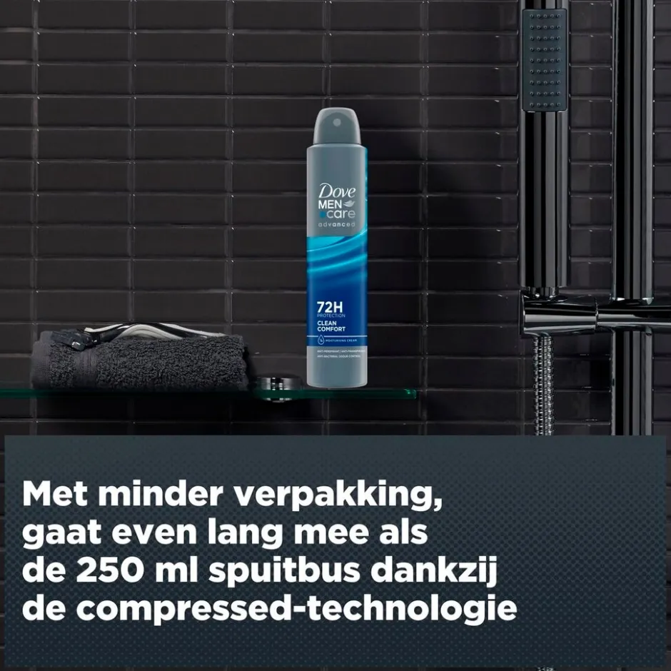 Dove Men +Care Advanced Clean Comfort Antitranspirant Spray< Deospray