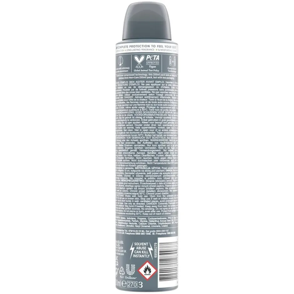 +Care Advanced Extra Fresh Antitranspirant Spray|Dove Men New