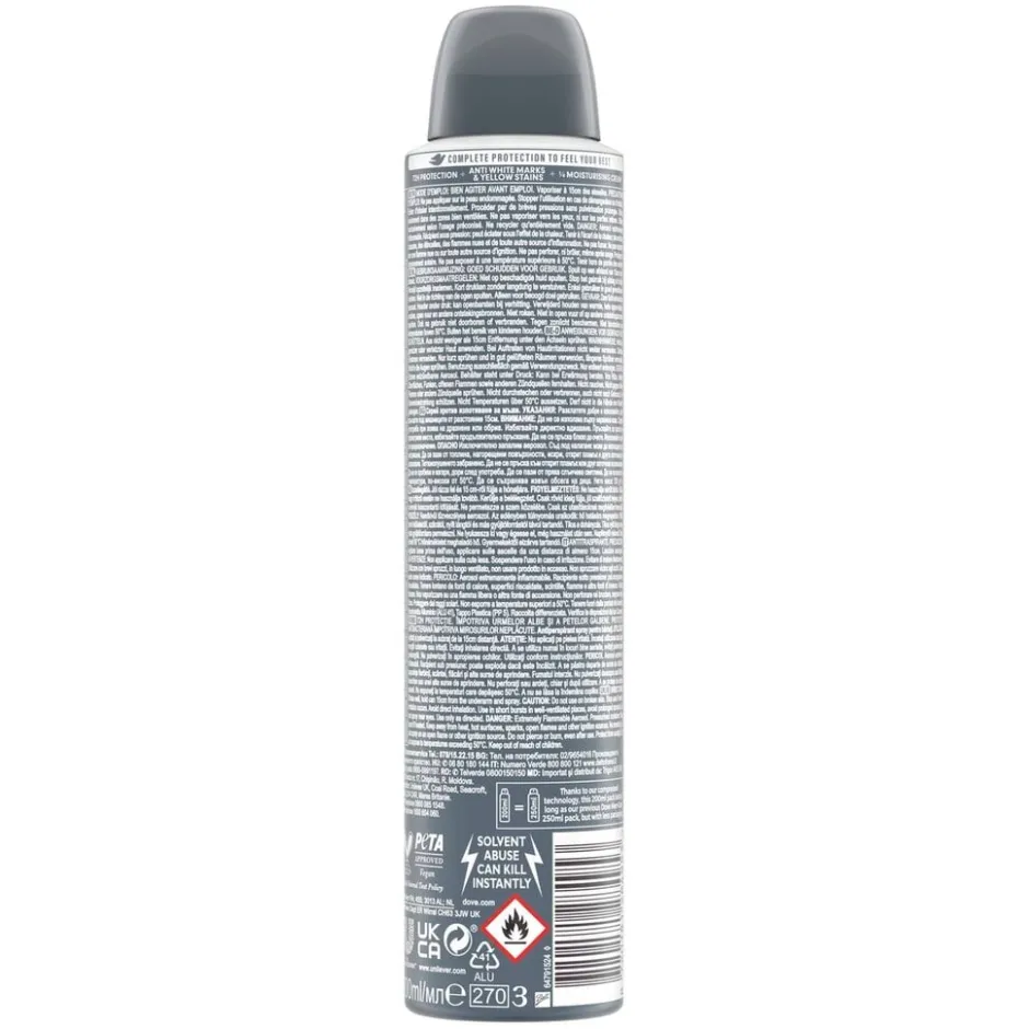 Dove Men +Care Advanced Invisible Dry Antitranspirant Spray< Deospray